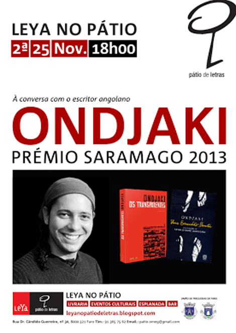 Sul Informação - Vencedor do Prémio Saramago 2013 encontra-se com o público no Pátio de Letras