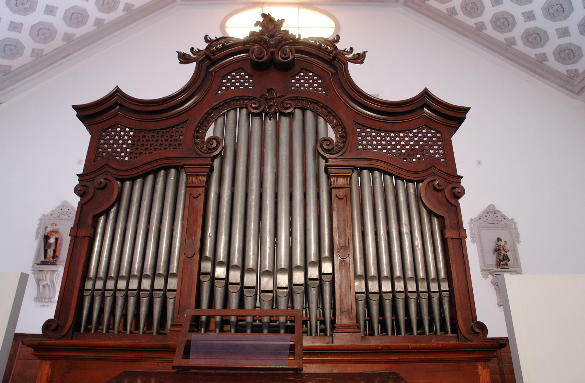 Sul Informação - Órgão de tubos da Igreja de Santa Maria foi restaurado