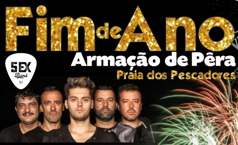Sul Informação - Fim de ano em Armação de Pêra tem fogo de artifício e “5EX Band”