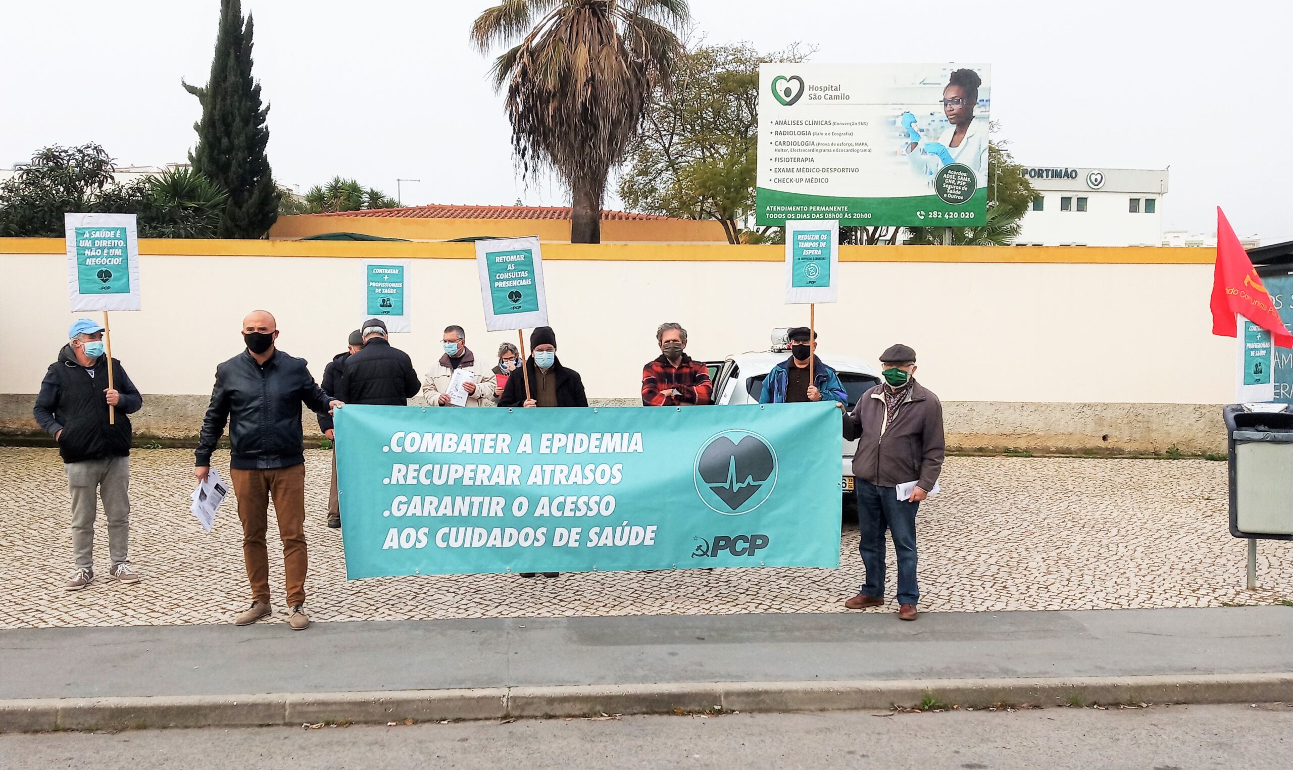 Sul Informação - PCP está a realizar jornada em defesa do SNS em 11 localidades algarvias