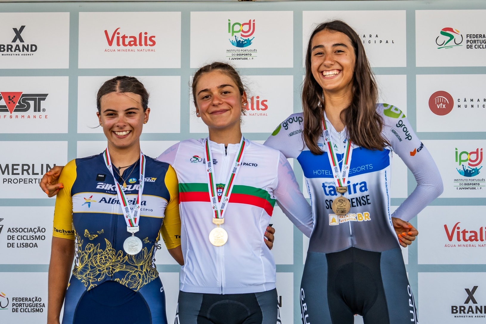 Sul Informação - Daniela Simão campeã nacional júnior de contrarrelógio em pódio 100% algarvio