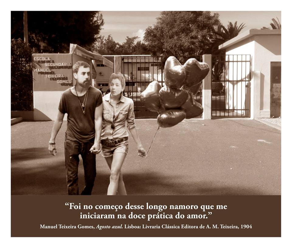 Sul Informação - Teixeira Gomes e a sua amada Belmira são estrelas de postais do Dia dos Namorados em escola de Portimão