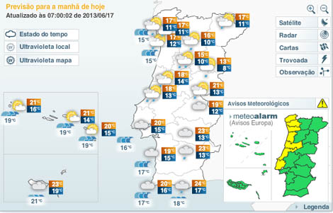 Sul Informação - Nuvens e possibilidade de chuviscos mas o sol regressa amanhã ao Algarve