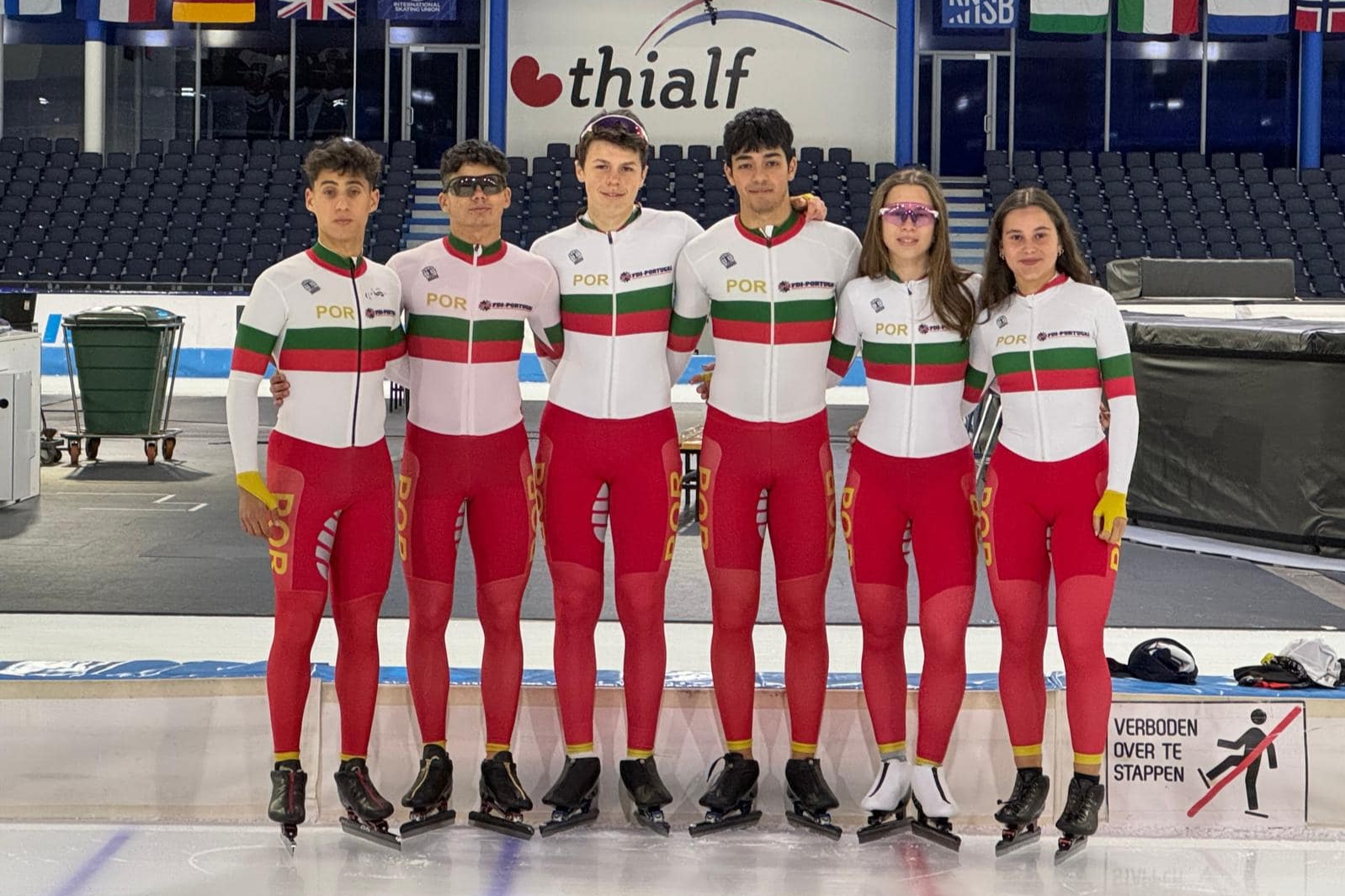 Sul Informação - Atletas do Roller Lagos na Taça do Mundo de patinagem de velocidade no gelo