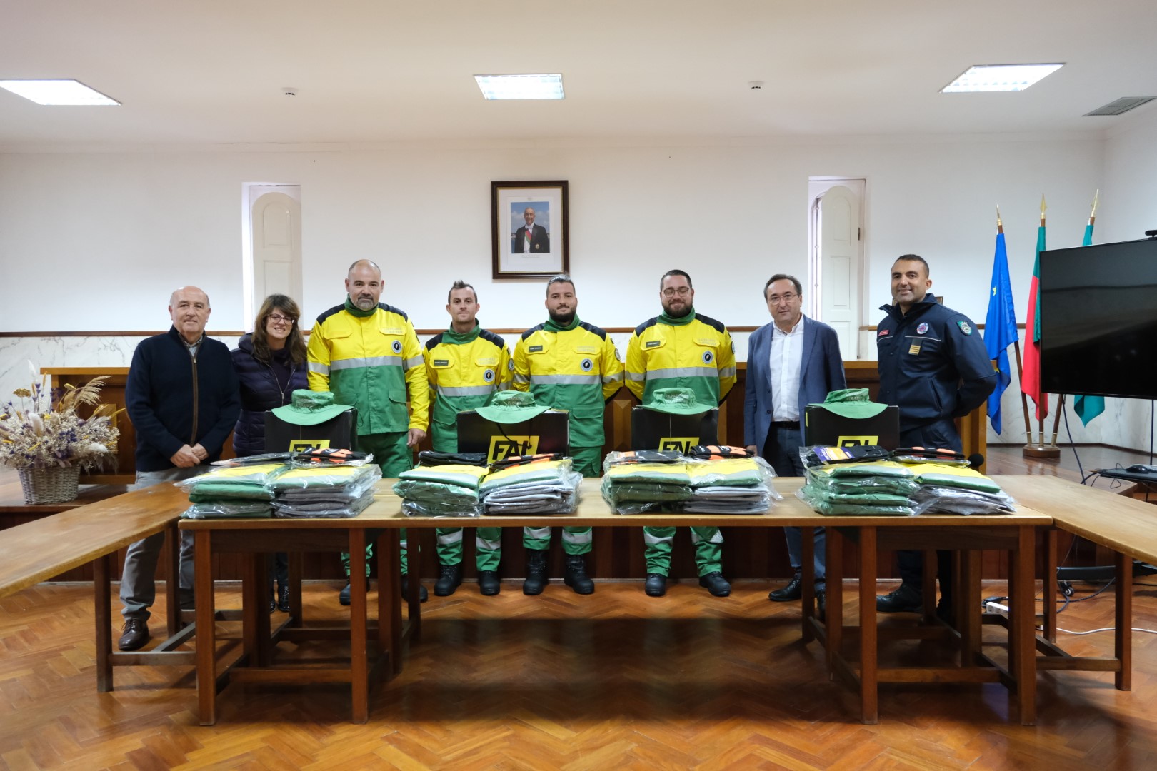 Sul Informação - São Brás de Alportel entrega novos equipamentos de proteção individual aos Sapadores Florestais