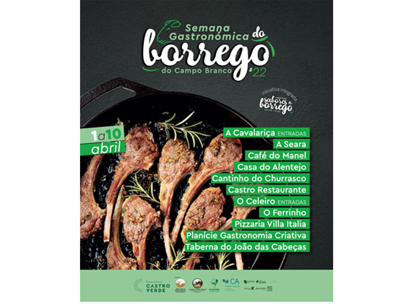 Sul Informação - Borrego está em destaque na mesa dos restaurantes de Castro Verde e Entradas