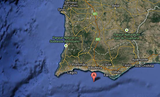 Sul Informação - Sismo de 2,7 a Sul de Albufeira não foi sentido