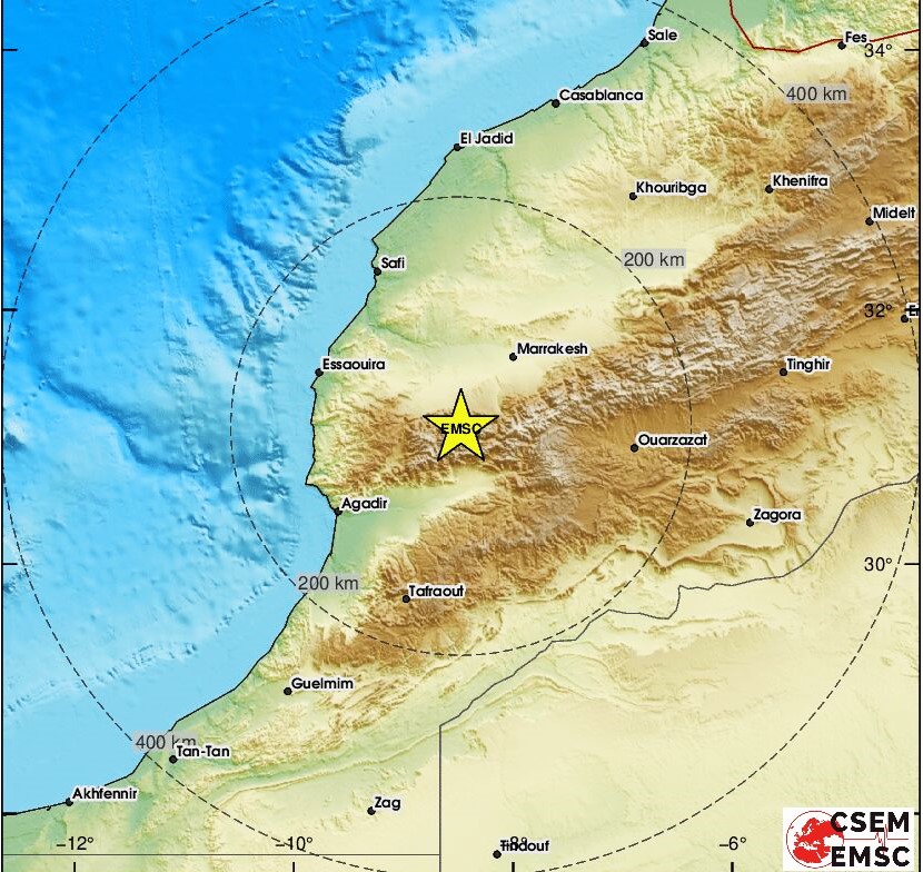 Sul Informação - Sismo de 6.9 registado em Marrocos sentido no Algarve