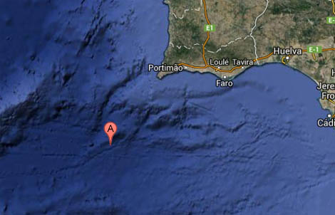 Sul Informação - Sismo de 4.2 a Sudoeste do Cabo de S. Vicente sentido em Lagos, Portimão e Monchique