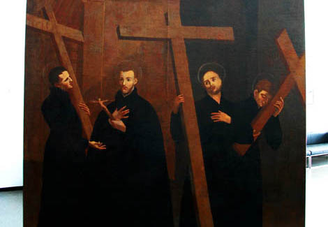 Sul Informação - Telas restauradas voltam ao local de origem na Igreja do Colégio