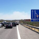 Sul Informação - Fumo do incêndio de Messines corta trânsito na A2