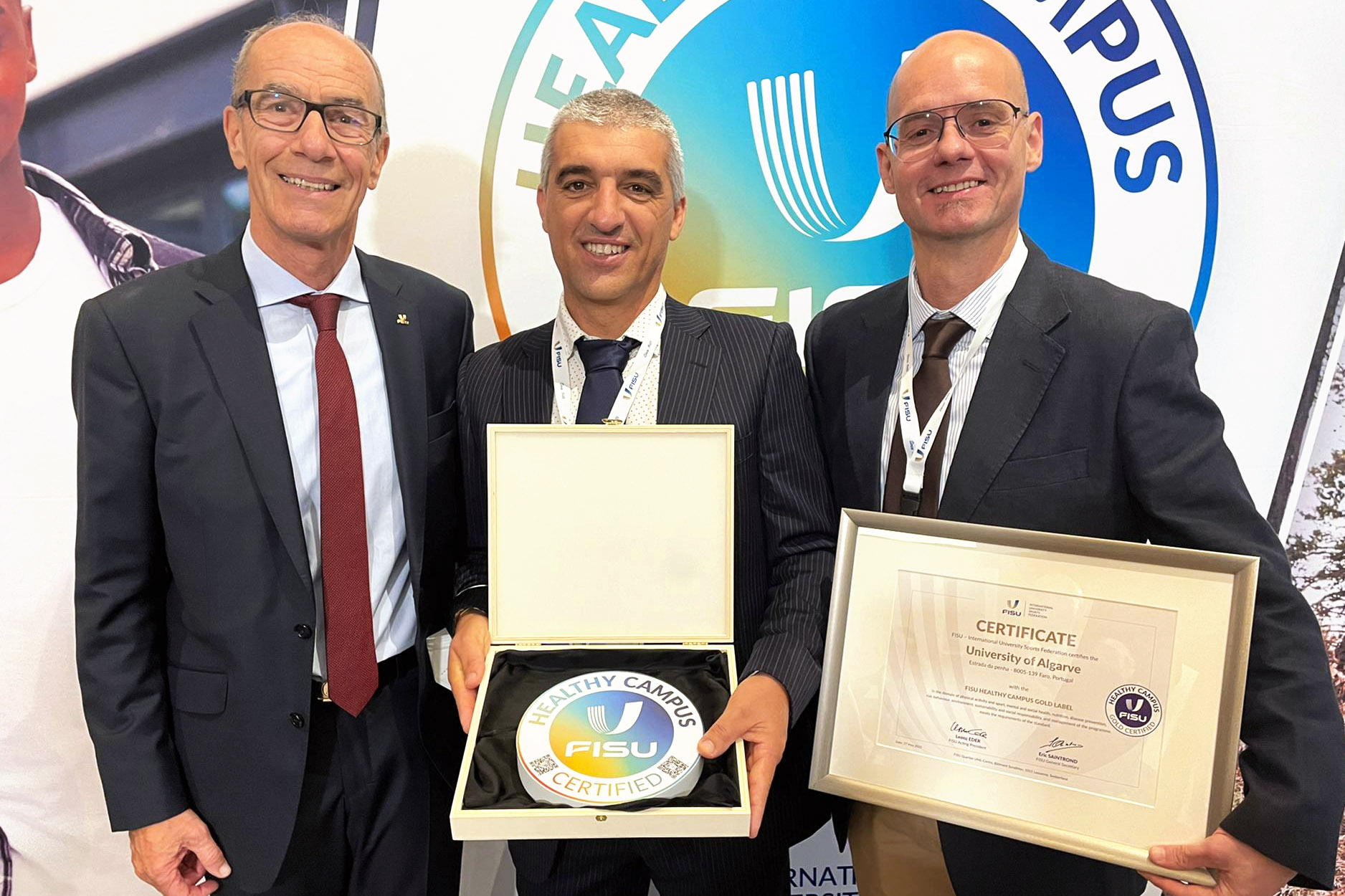 Sul Informação - UAlg recebe “Certificação Ouro” da Federação Internacional de Desporto Universitário