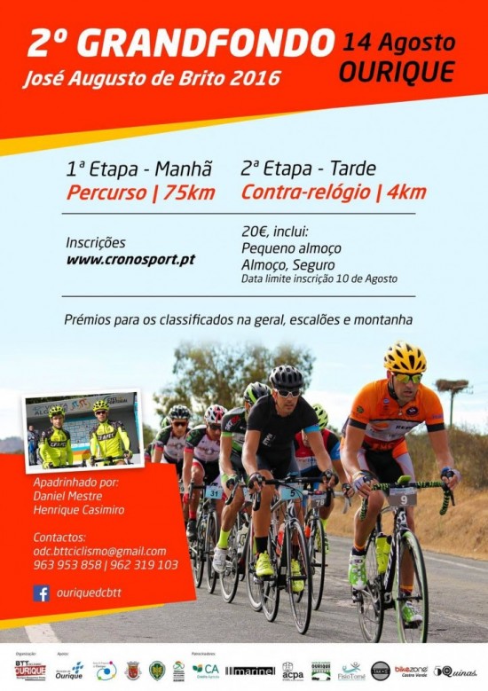 Sul Informação - Prova de ciclismo Granfondo “José Augusto Brito” volta a Ourique