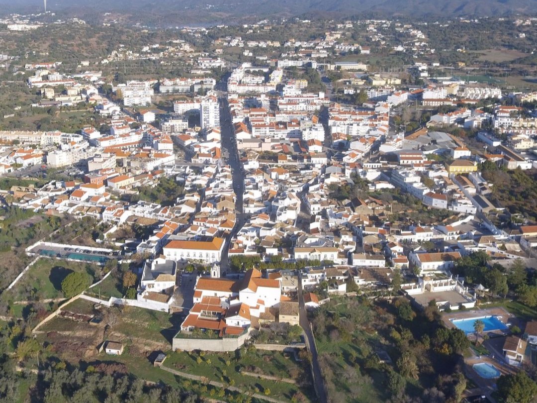Vista aérea de São Brás de Alportel