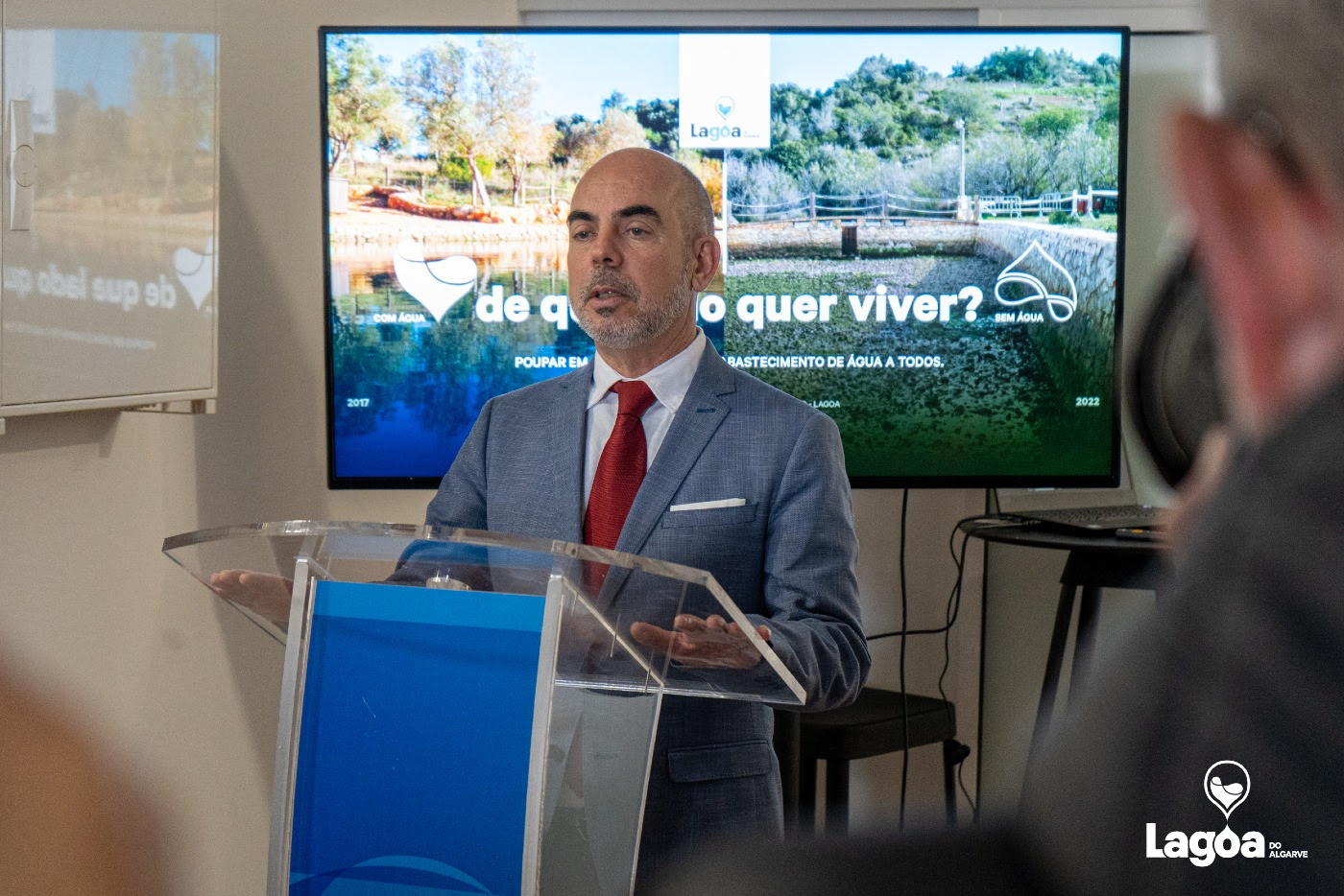 inaugura as Novas Lagoa inaugura Instalações do Centro de Distribuição e Gestão de Águas