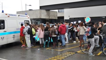Alunos da ES VRSA impedidos de ter aulas devido ao mau tempo|Instalações degradadas na Escola Secundária de VRSA (2)