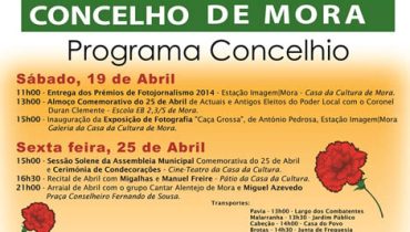 25 de abril em Mora