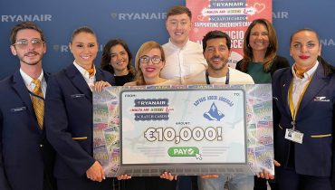 Cheque ryanair para o refugio