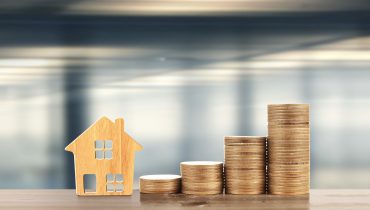Coin stack house model savings plans for housing