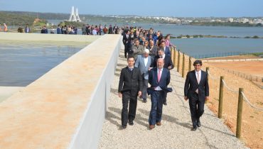 Ministro do Ambiente na inauguração da ETAR da Companheira|João Pedro Matos Fernandes