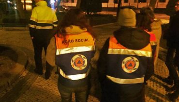 Equipa de rua em ação_ Vaga de Frio