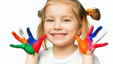 Hands in the paint