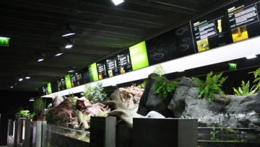 Fluviario com LED