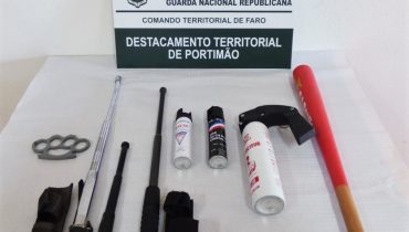 GNR Faro - Apreensão de armas ilegais