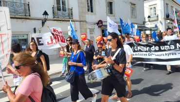 Greve por distritos_Faro_professores 5