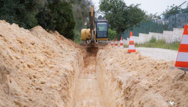 Lagoa_obras na conduta_1|Lagoa_obras na conduta_2