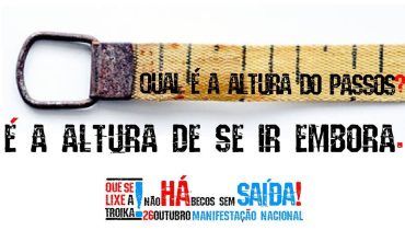 Manif Que se Lixe a Troika 26 de outubro