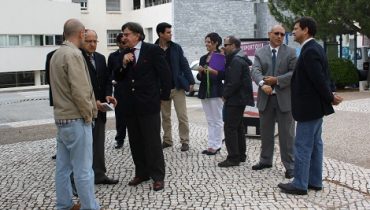 Membros do eleitos do Conselho Geral da UAlg antes da reunião de hoje|Ludgero Sequeira|Tomada Posse Conselho Geral UAlg