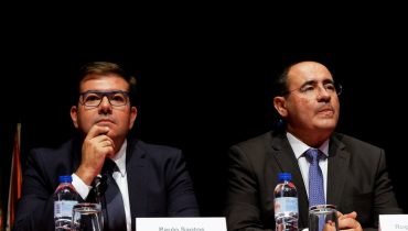 Paulo Santos e Rogério Bacalhau_Tomada Posse Câmara Faro 2017