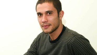 Sandro William Junqueira e a atriz Leonor Cabral