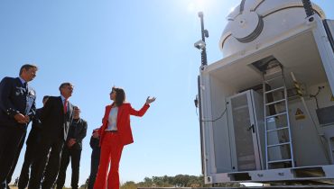 Apresentação do telescópio ótico de monitorização do espaço