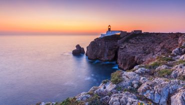 V-Pôr-do-Sol no Cabo de São Vicente