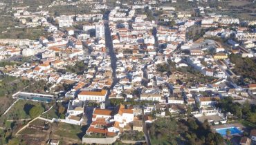 Vista aérea de São Brás de Alportel