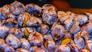 castanhas assadas