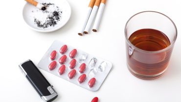 Alcohol cigarettes pills