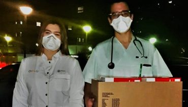 entrega CHUA mascaras