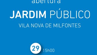jardim milfontes - cartaz