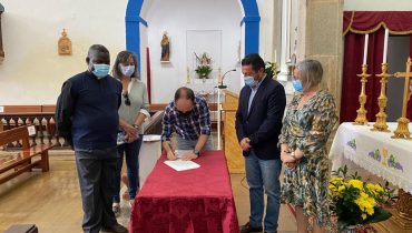 obras na igreja de aljustrel
