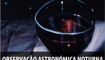 observar astros com vinho
