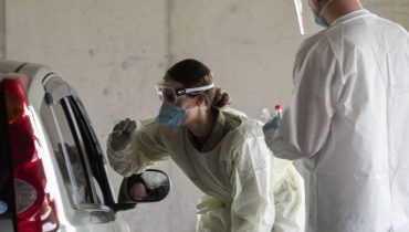 Kadena conducts COVID-19 testing