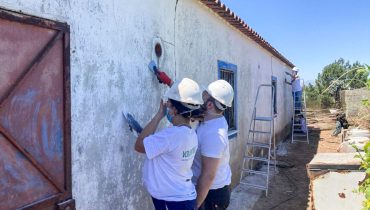 voluntários Just a Change em São Teotónio 2|voluntários Just a Change em São Teotónio 1